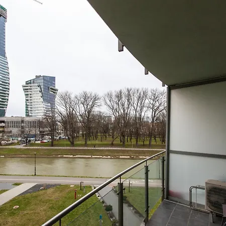 Royal Capital Towers Klimatyzacja & Prywatny Parking & Bezkontaktowe Zameldowanie & Balkon