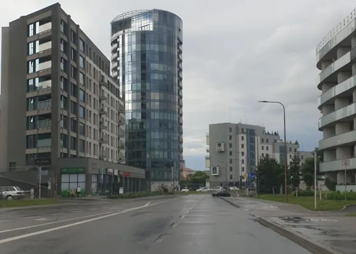 Royal Capital Towers Klimatyzacja & Prywatny Parking & Bezkontaktowe Zameldowanie & Balkon *